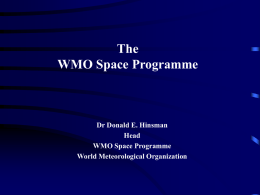 THE EXPANDED SPACE-BASED COMPONENT OF THE WORLD …