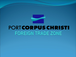 FOREIGN TRADE ZONES