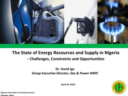 NGC - Nigerian Association for Energy Economics