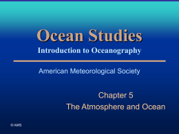 AMS Ocean Studies