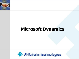 Microsoft Dynamics - Al