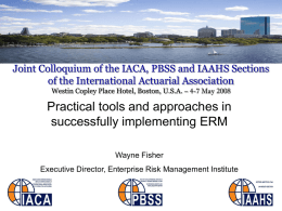 Joint Colloquium of the IACA, PBSS and IAAHS Sections of