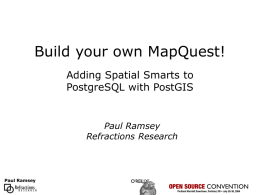 Build your own MapQuest!