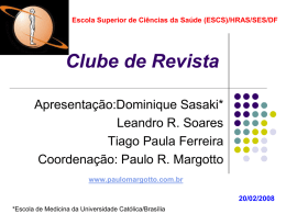 Clube de Revista - Paulo Roberto Margotto