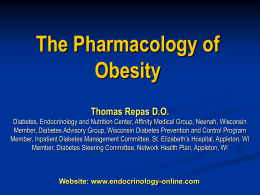 The Pharmacology of Obesity - Endocrinology