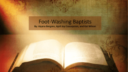Foot-Washing Baptists