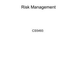 Risk Management - University of Tulsa