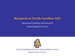 TCDI - North Carolina Agricultural and Technical State