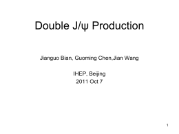 Double J/ψ Production