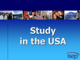 Study in the US with ISEP!
