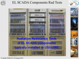 EL SCADA Rad Tests Bench