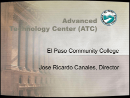 Advanced Technology Center - Greater El Paso Section ASQ