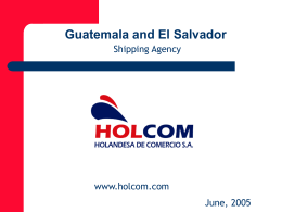 Guatemala Transpotation & Logistics