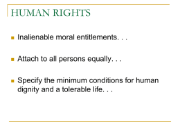 HUMAN RIGHTS - Ohio Center for Law