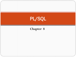 PL/SQL