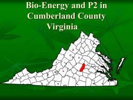 Bio-Energy in Cumberland County