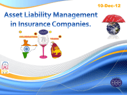 Asset-Liability Management in Insurance Companies