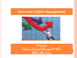 Overview of Risk Management - CAB