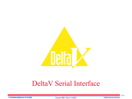 DeltaV Overview