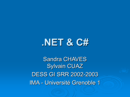 .NET et C#