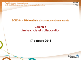 Cours 1 : Introduction.