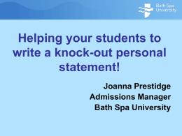 Bath Spa University Corporate PowerPoint Template