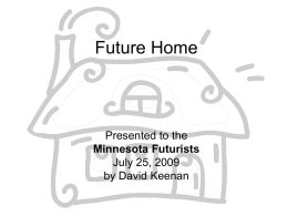 Future Home - Minnesota Futurists / FrontPage