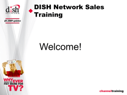 DISH Network Sales Training - Armor Security Systems by