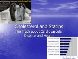 Cholesterol and Statins