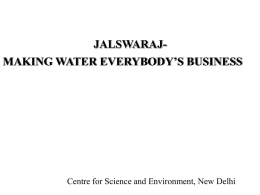 Mumbai - Rainwater Harvesting