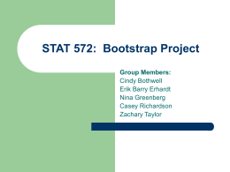 STAT 572: Bootstrap Project
