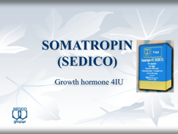 SOMATROPIN (SEDICO)