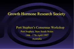 Growth Hormone Research Society