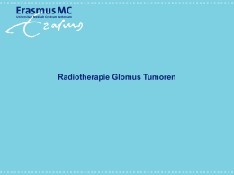 Radiotherapie Glomus Tumoren