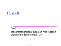 Haskell - KU Leuven