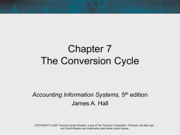 HALL, ACCOUNTING INFORMATION SYSTEMS