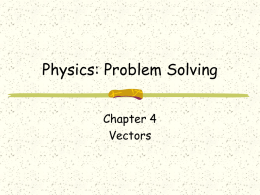 Physics&mdash;Problem Solving