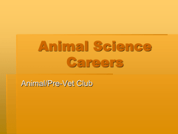 Animal Science Careers - UWSP | Student Organizations