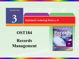 Records Management 8th Edition