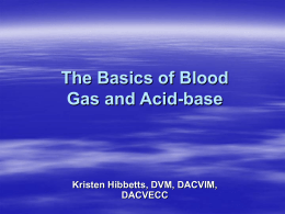 Blood Gases and Electrolyte Balance for Dummies