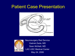 Patient Case Presentation - Keck School of Medicine of USC