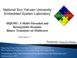 Paper Report - National Sun Yat
