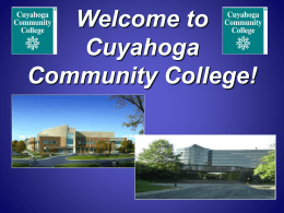 Orient - Cuyahoga Community College