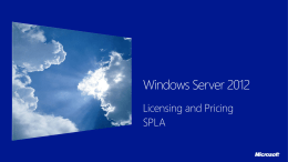 SPLA WS2012_Licensing-Pricing_SPLA_FINAL