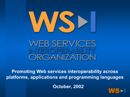 WS-I Overview