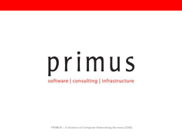 Primus Profile