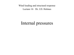 Internal Pressures - LSU Hurricane Engineering