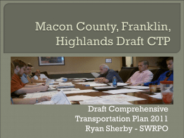 Macon County Draft CTP