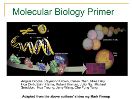 Lecture 3 - Computing for Bioinformatics I