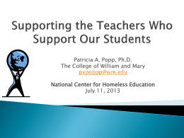 Supporting the Teachers Who Support Our Students